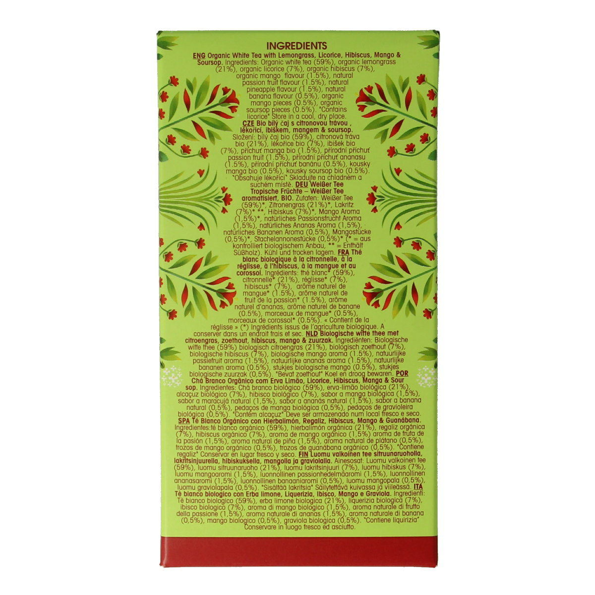 English Tea Shop White tea tropical fruits bio 20.00 Zakjes