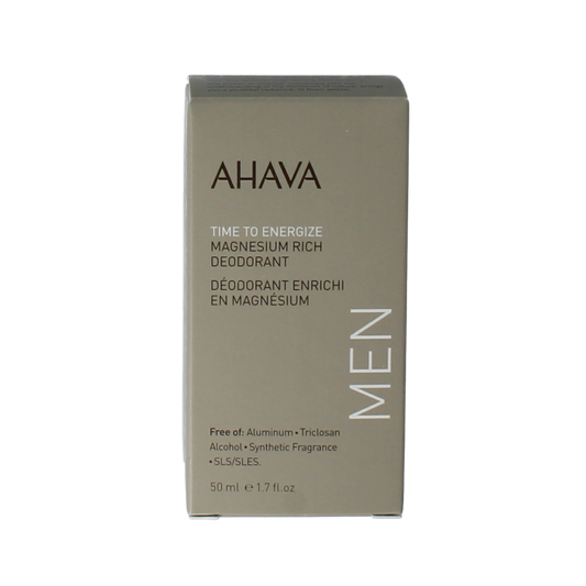 Ahava Men deodorant roll on magnesium rich 50 Milliliter
