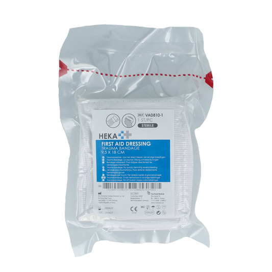 Hekafix Traumaverband 9.5 x 18cm 1.00 Stuks