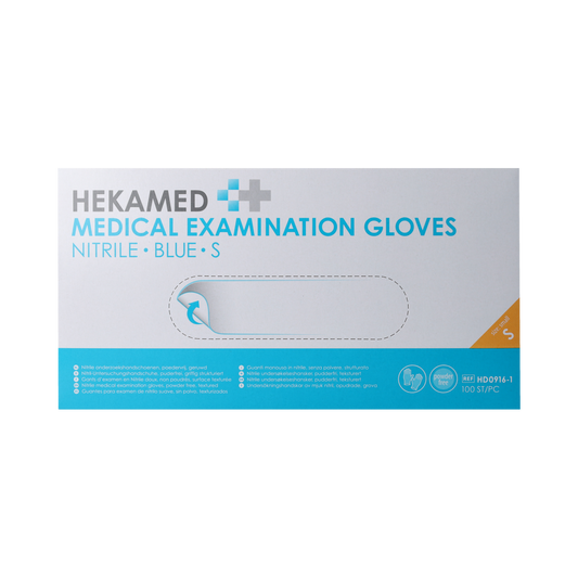 Heka Hekamed handschoenen soft nitrile S 100.00 Stuks