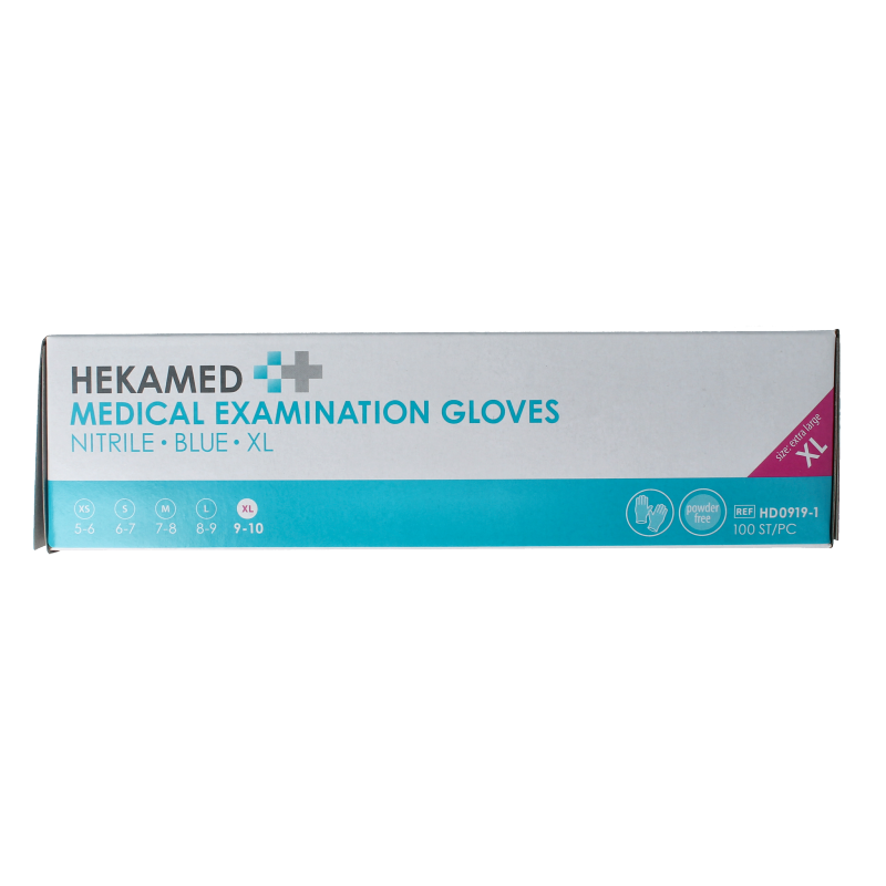 Hekamed Hekamed handschoen soft nitril XL 100 Stuks