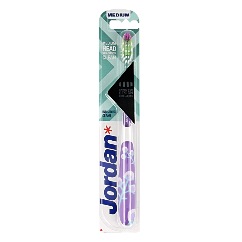 Jordan Tandenborstel individual clean medium 1 Stuks