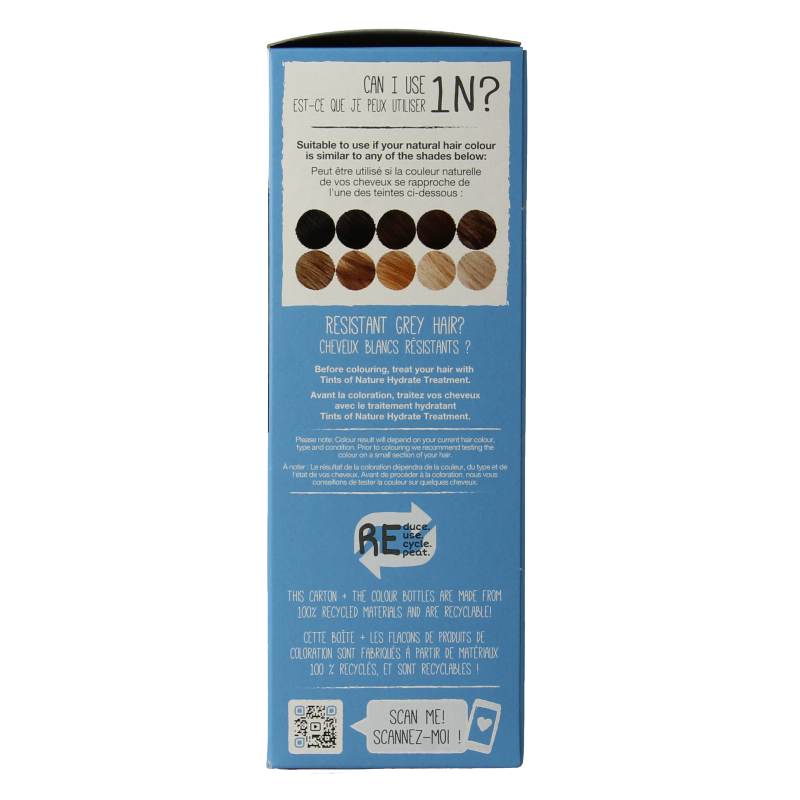 Tints Of Nature 1N zwart 1 Set