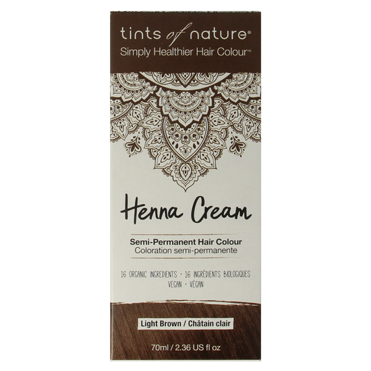 Tints Of Nature Henna cream light brown semi permanent 70.00 Milliliter