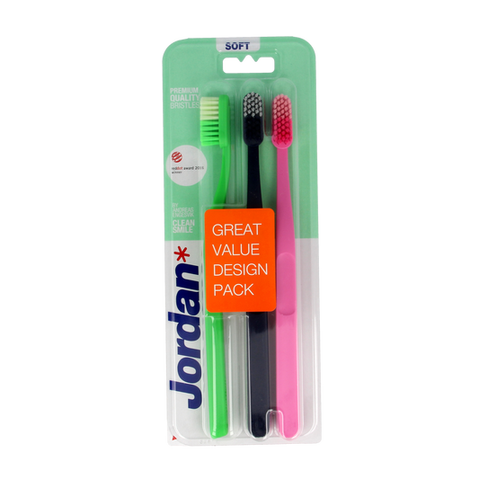 Jordan Tandenborstel clean smile soft 3.00 Stuks