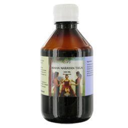 Holisan Maha Narayan 250ml body care product with a clear bottle and label, used for skincare or body wellness.
