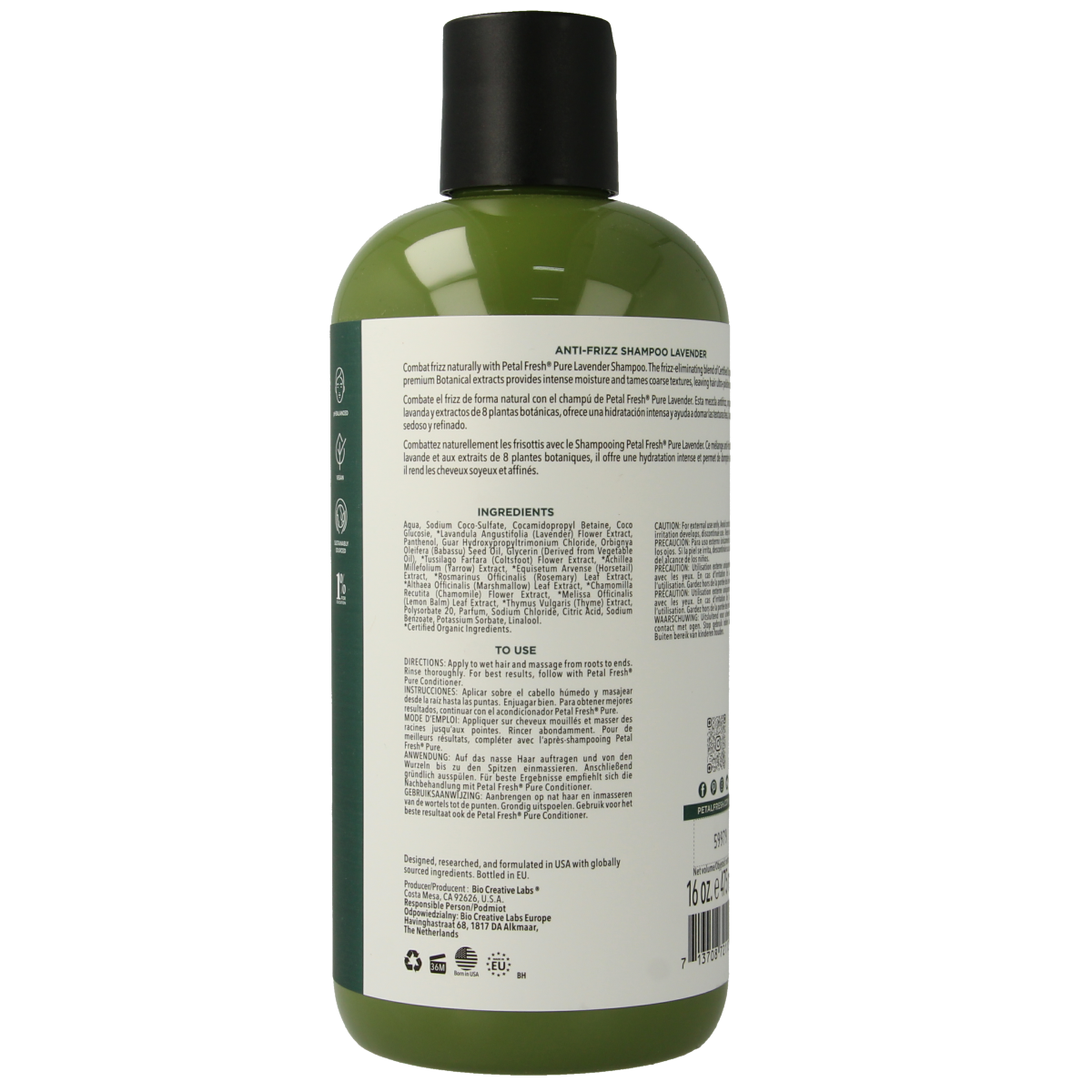 Petal Fresh Shampoo nourishing lavender 475.00 Milliliter