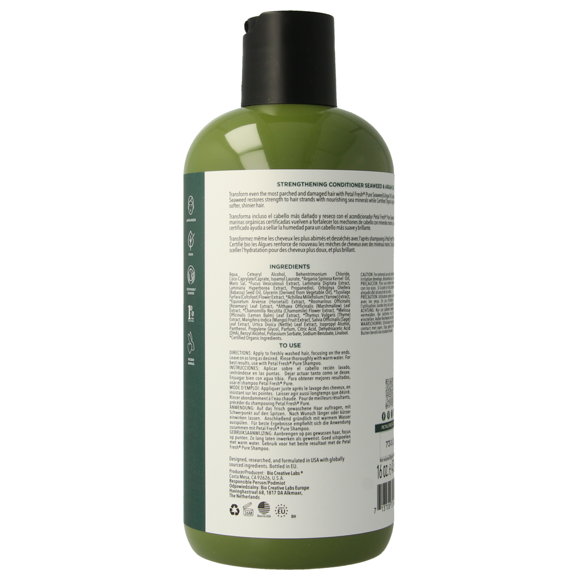 Petal Fresh Conditioner seaweed & argan oil 475.00 Milliliter