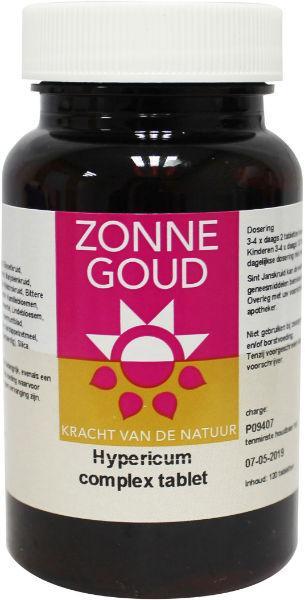 Zonnegoud Hypericum complex  120.00 Tabletten