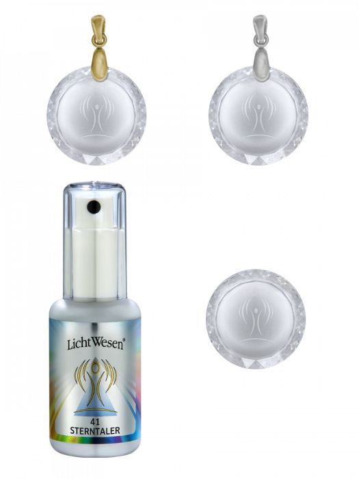 Lichtwesen Sterntaler crystal ornament showcasing sparkling crystal design, 1.00 piece, with intricate details and reflective surfaces.