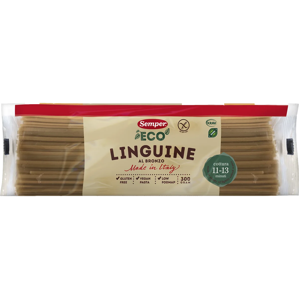 Semper Linguine glutenvrij bio 300 Gram