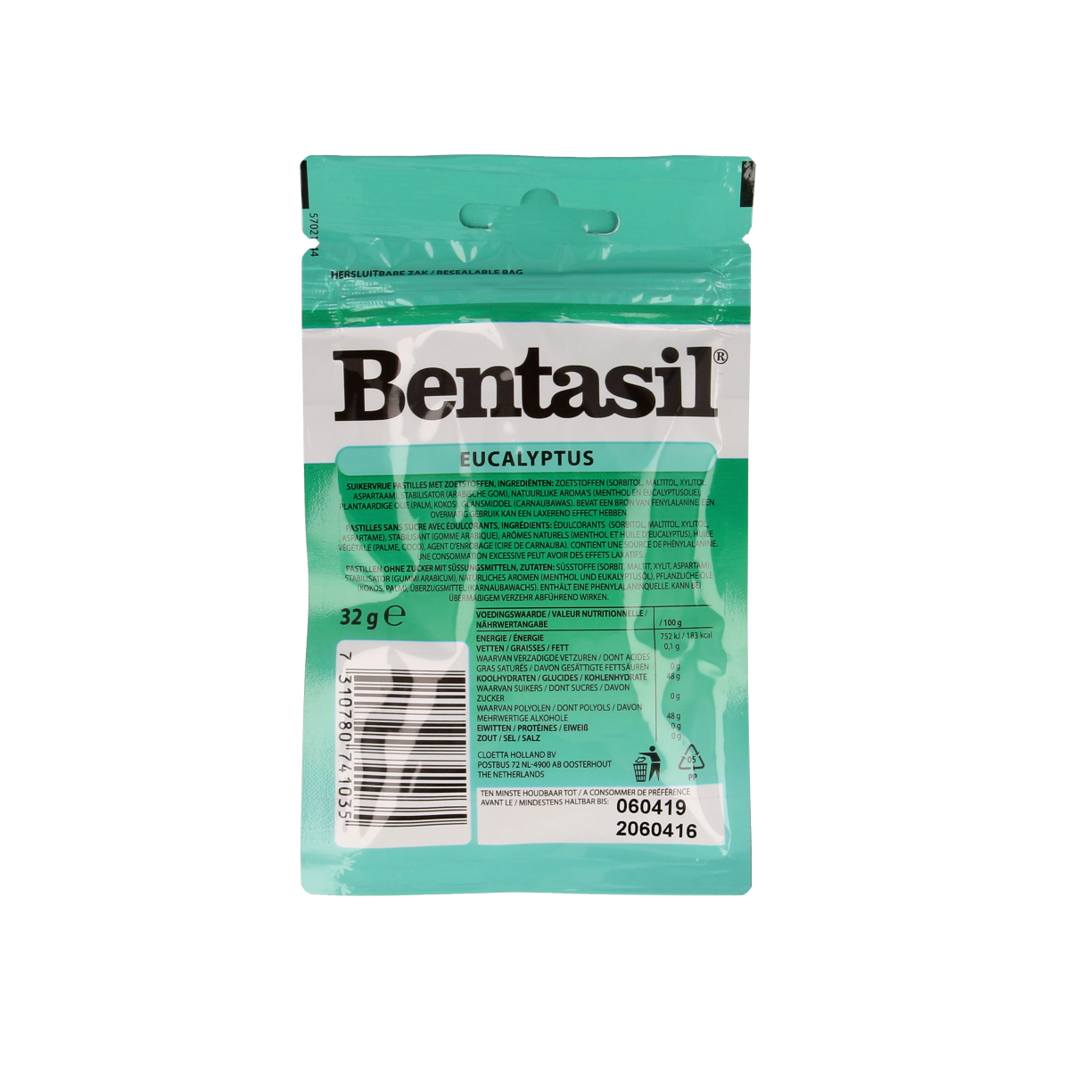 Bentasil Eucalyptus groen 32.00 Gram