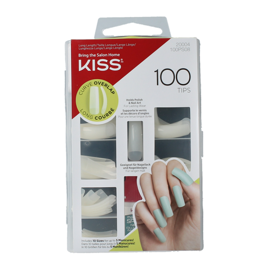 Kiss Nageltips en lijm overlap 1 Set