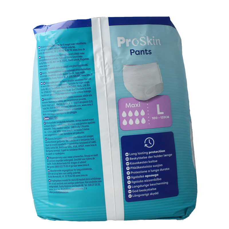 Tena Proskin pants maxi L 10 Stuks