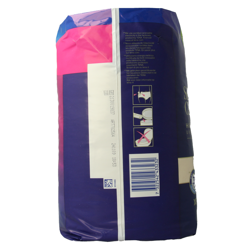Tena Silhouet plus high waist creme L 8 Stuks