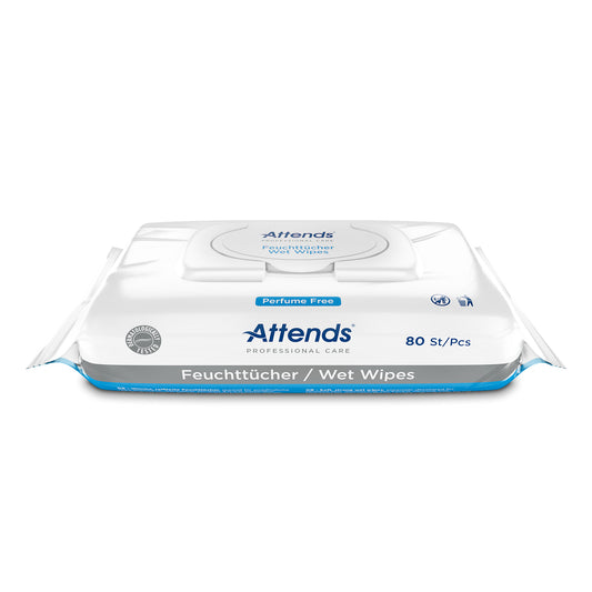 Attends Care wet wipes 80.00 Stuks