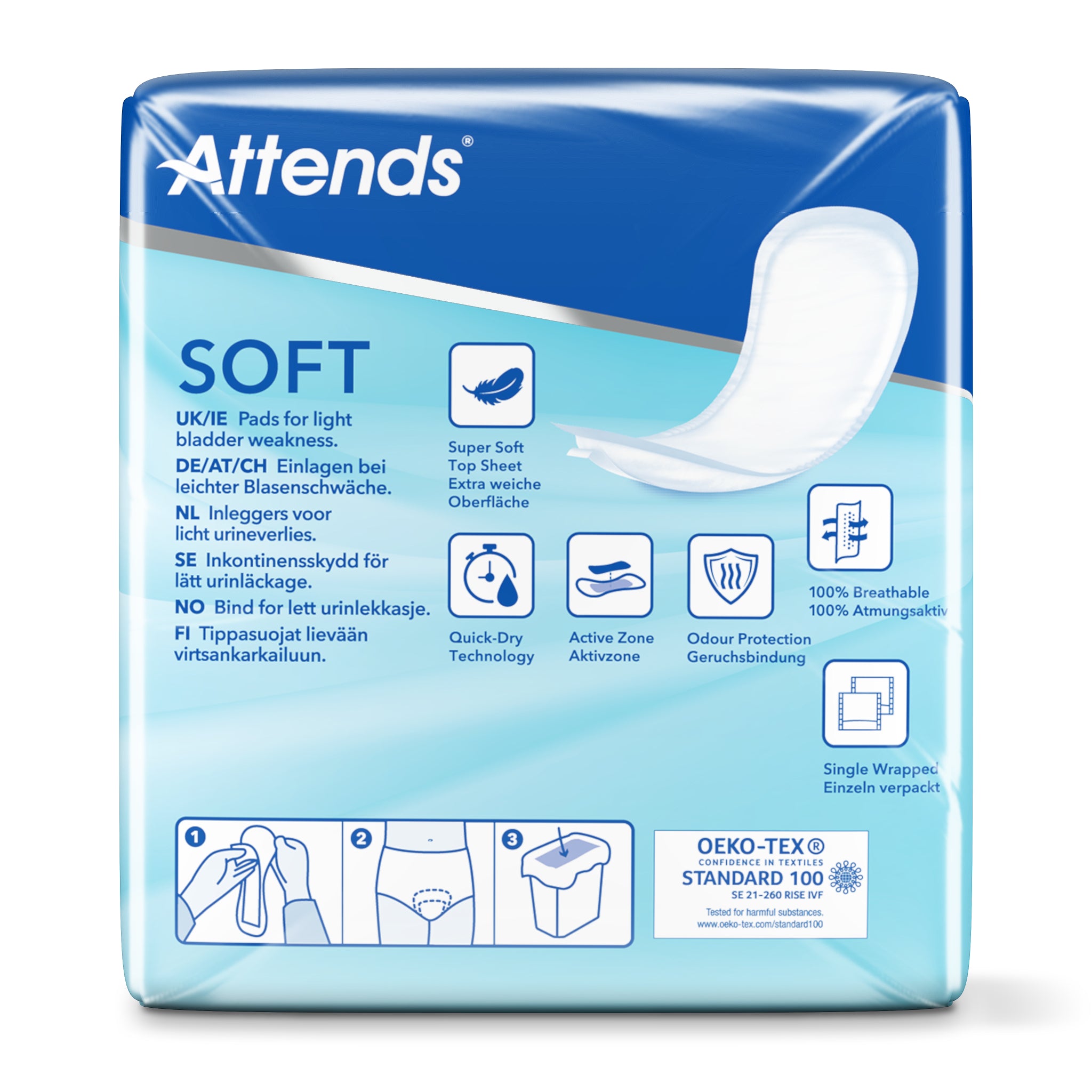 Attends Inlegger soft extra plus 3 10.00 Stuks