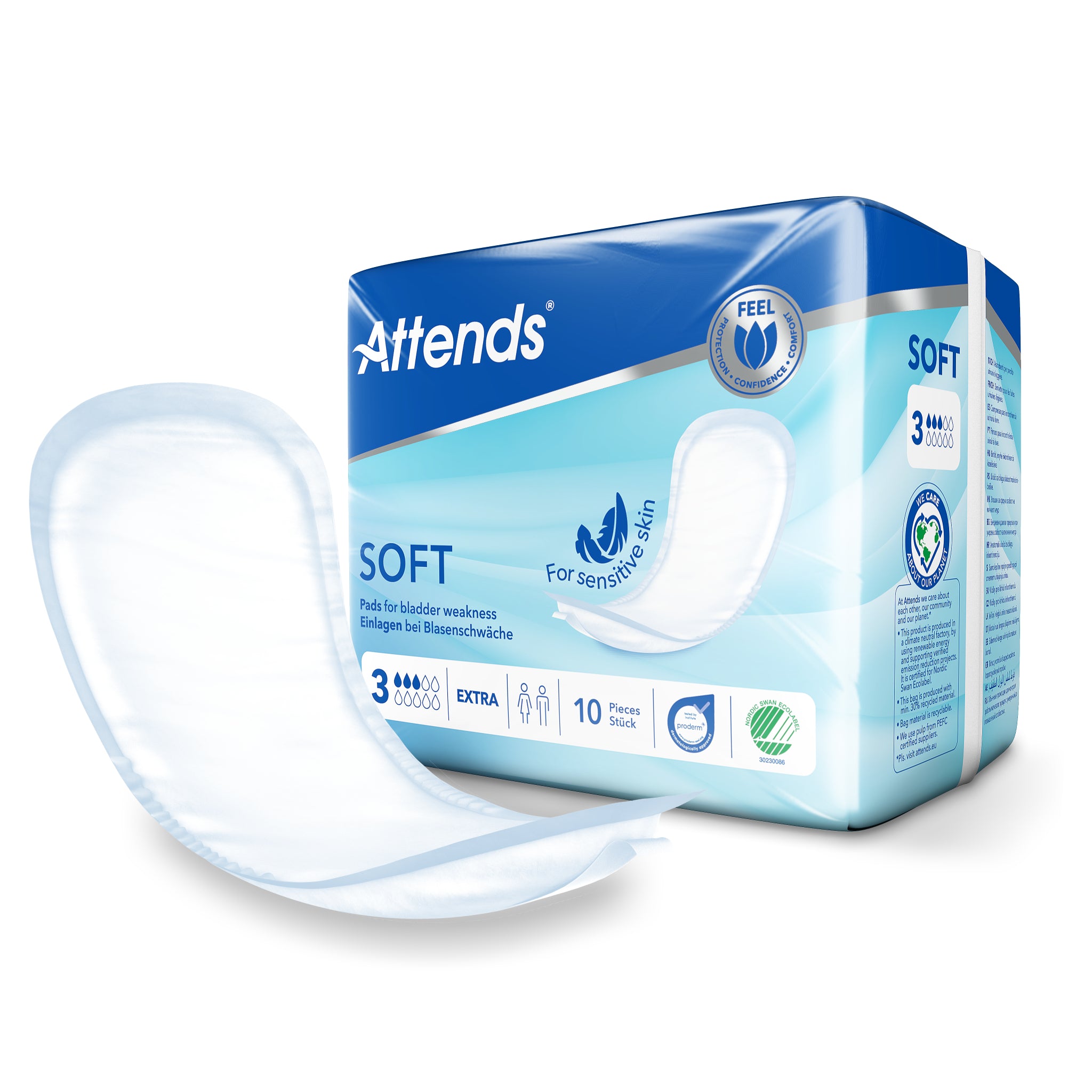 Attends Inlegger soft extra 3 10 Stuks