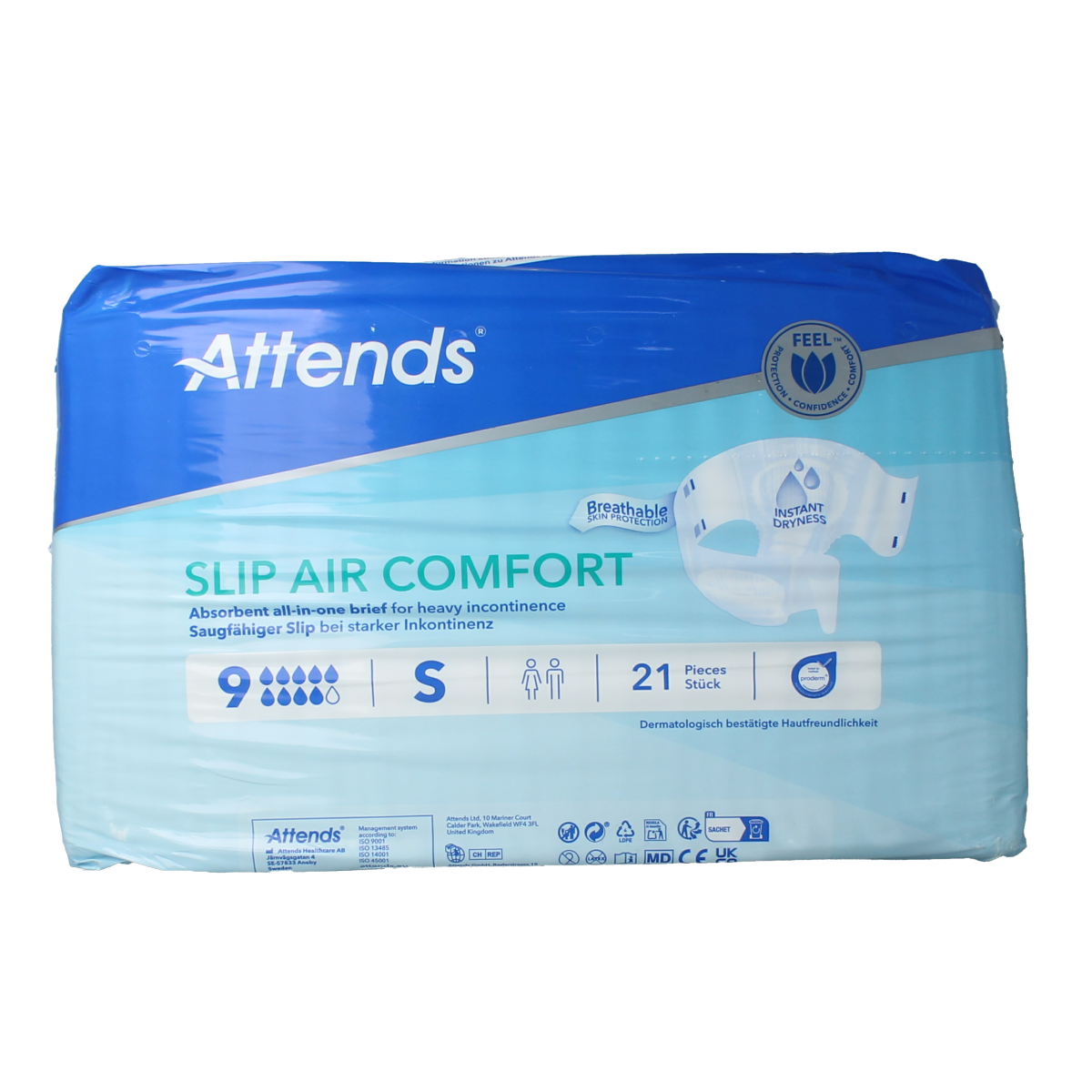 Attends Slip air comfort 9 S 21.00 Stuks