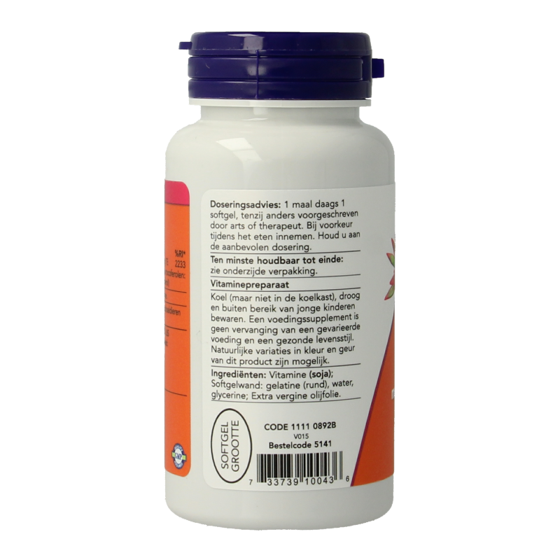 NOW Vitamine E-400 gemengde tocoferolen 100 Softgels