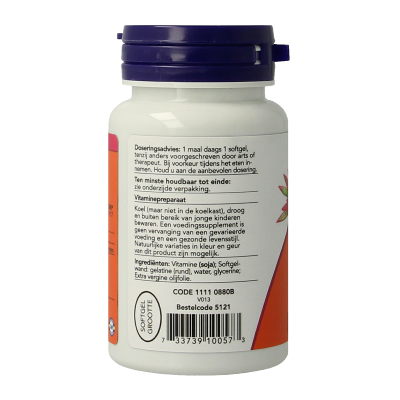 NOW Vitamine E-200 natuurlijke gemengde tocoferolen 100 Softgels