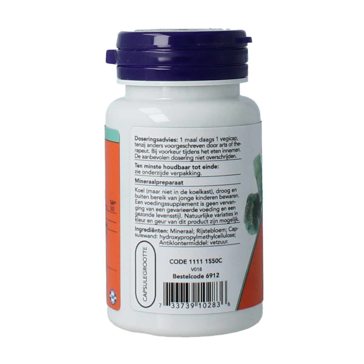 NOW Zink picolinaat 50mg 60.00 Vegetarische capsules