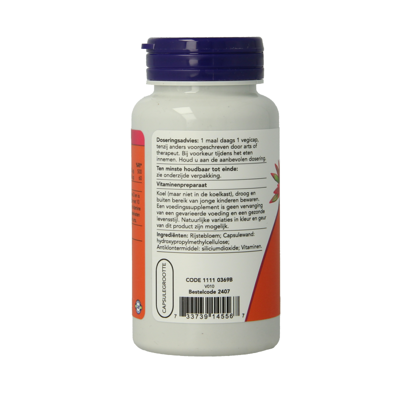 NOW Vitamine D3 1000IE & Vitamine K2 120 Vegetarische capsules