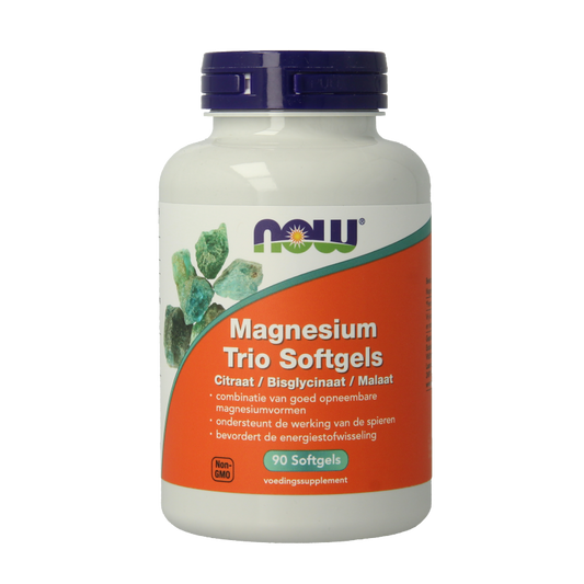 NOW Magnesium trio softgels 90 Softgels