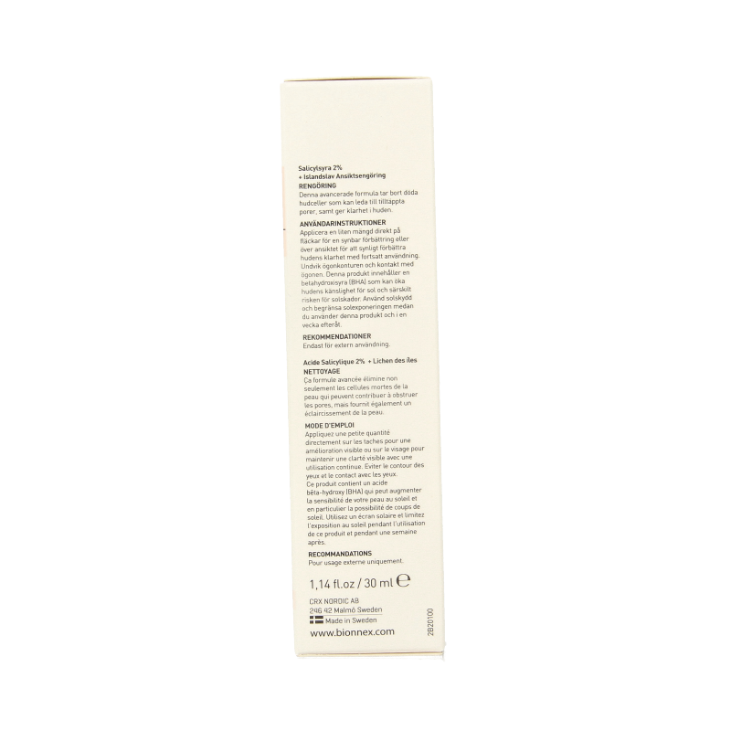 Bionnex Nordea serum salycilic acid 30 Milliliter