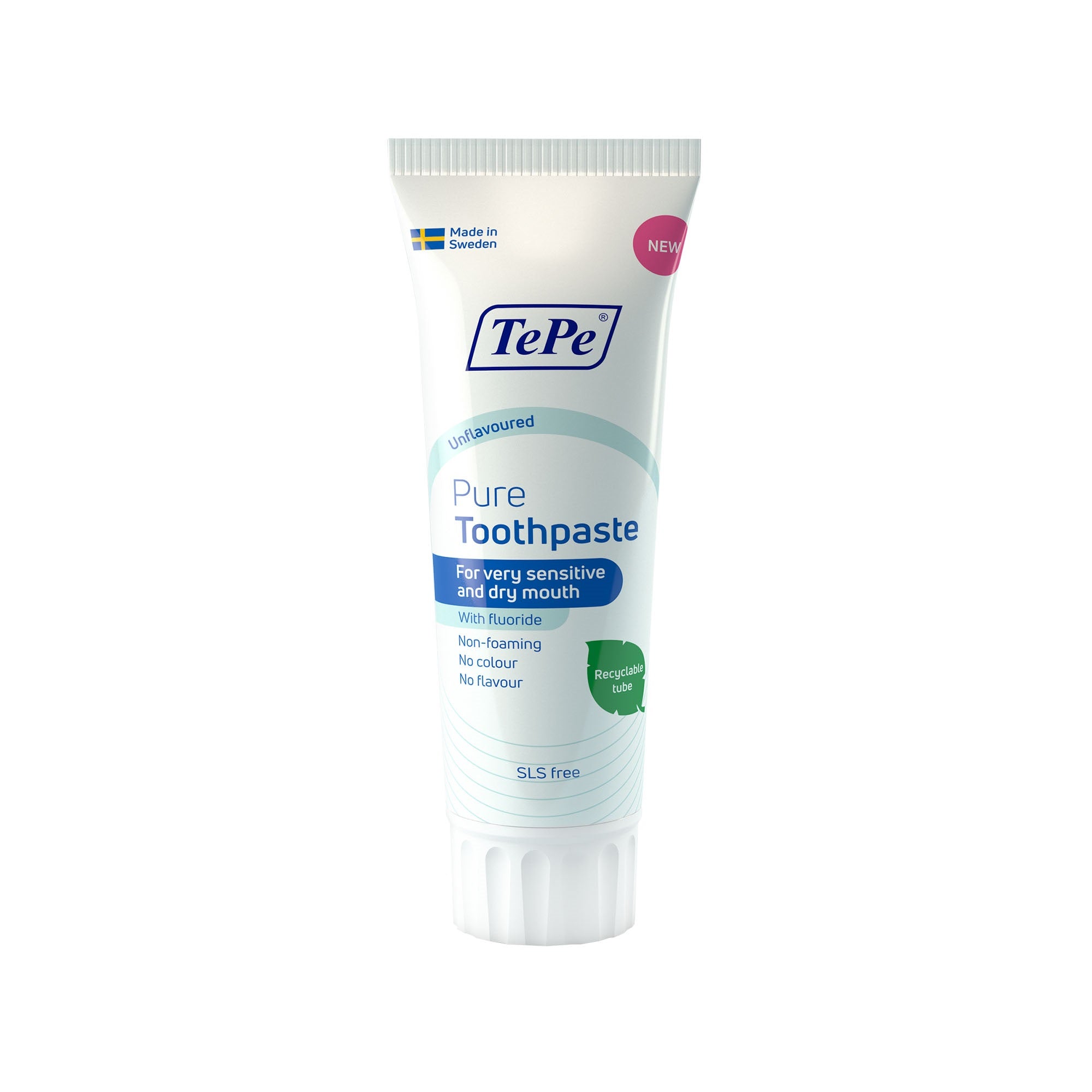 TePe Pure tandpasta dry mouth no flavour 75.00 Milliliter
