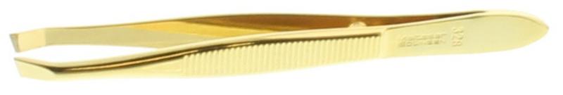 Malteser Pincet 8cm verguld scheef geb 328 1 Stuks