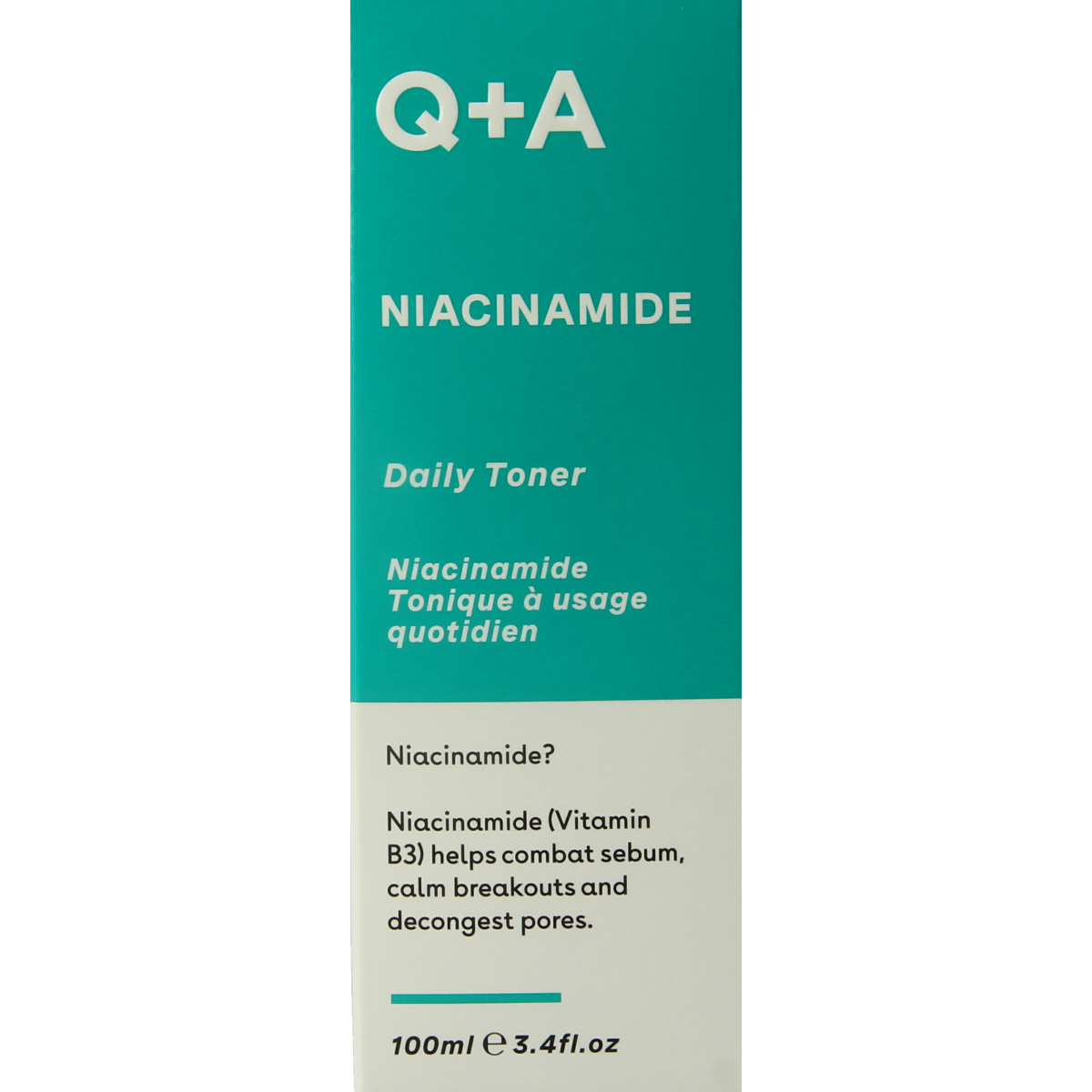Q+A Niacinamide daily toner  100.00 Milliliter