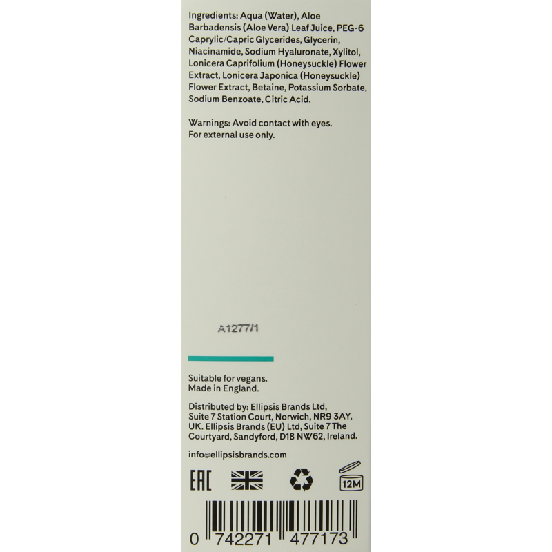 Q+A Niacinamide daily toner  100 Milliliter