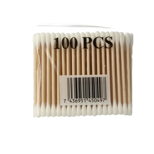 Diversen Wattenstaafjes hout 100.00 Stuks