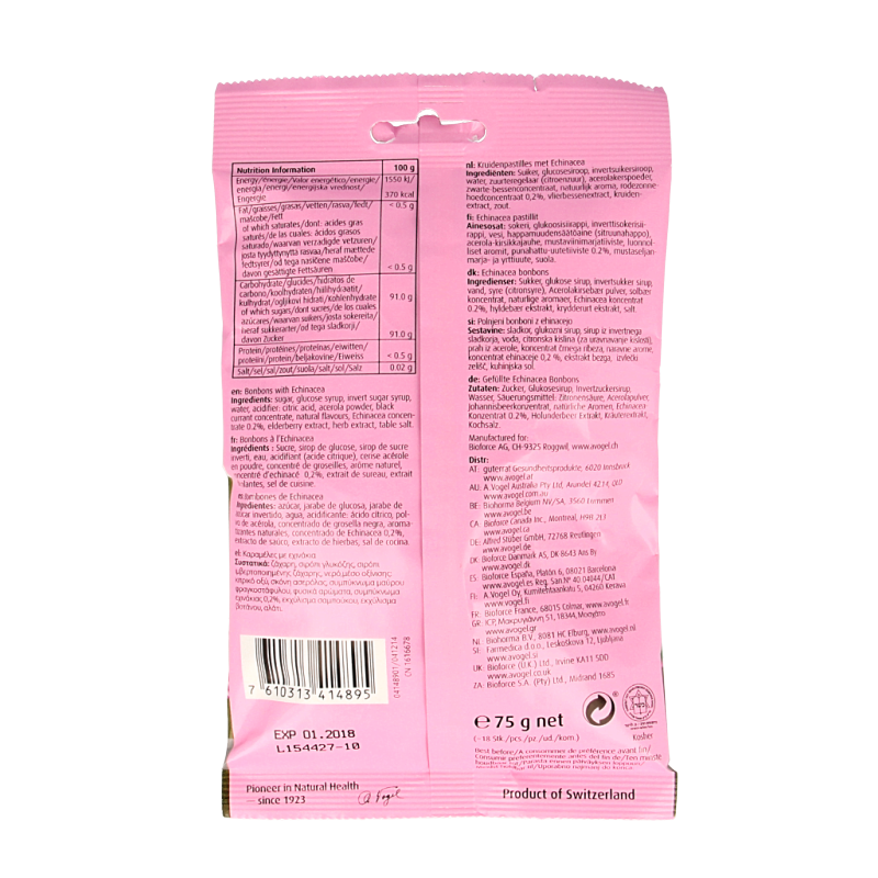 A Vogel Echina C kruidenbonbons 75 Gram