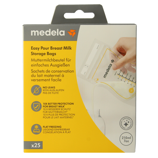 Medela Moedermelk bewaarzakjes 210ml 25.00 Stuks