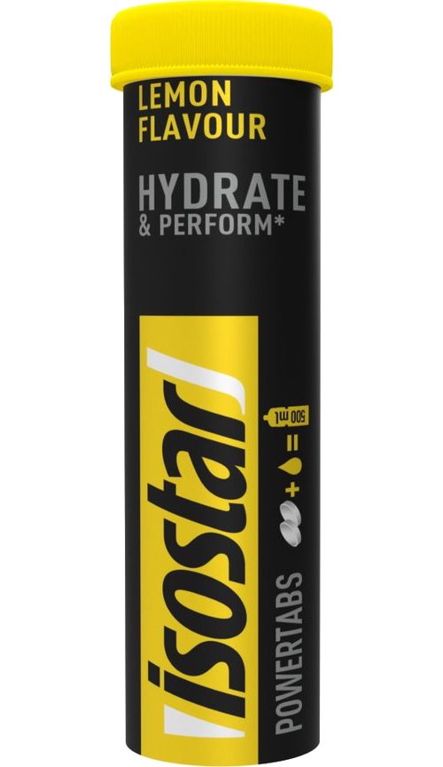 Isostar Powertabs hydrate & perform lemon 120 Gram