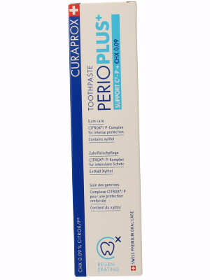 Curaprox Perio plus+ support CHX 0.09 tandpasta 75 Milliliter