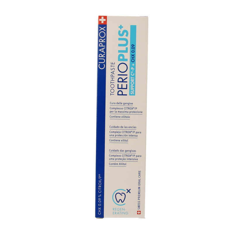 Curaprox Perio plus+ support CHX 0.09 tandpasta 75 Milliliter