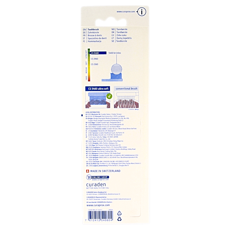 Curaprox Tandenborstel CS 5460 ultra soft 3-pack 3 Stuks