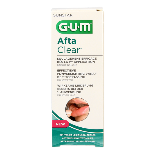 GUM Aftaclear mondwater 120.00 Milliliter