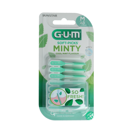 GUM Soft-Picks comfort flex mint medium 40.00 Stuks