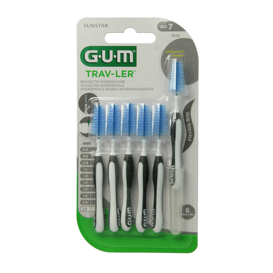 GUM Trav-ler ragers 2.6mm zwart 6.00 Stuks