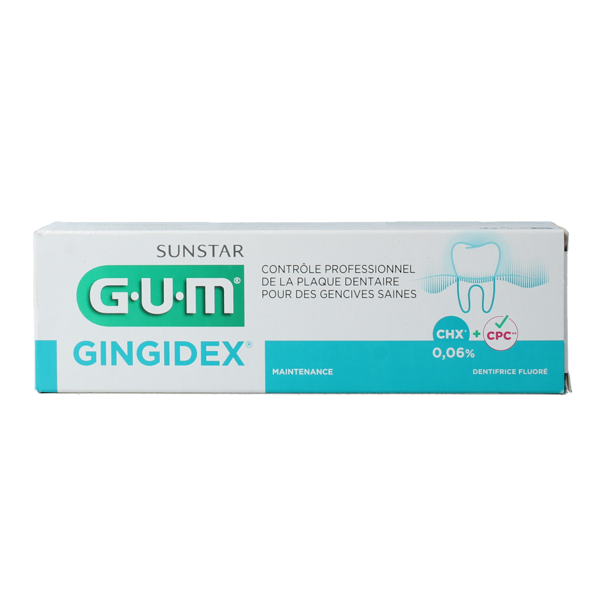 GUM Gingidex tandpasta tube 75.00 Milliliter
