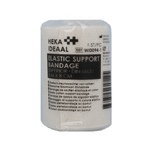 Heka Ideaal elastic support bandage 5m x 8cm 1.00 Rol