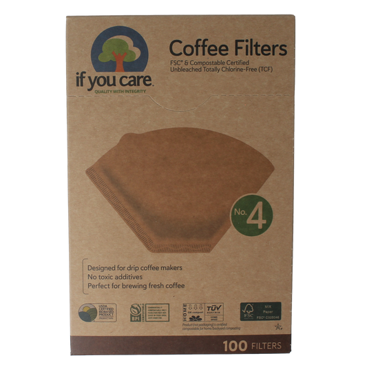 If You Care Koffiefilters no. 4 100.00 Stuks