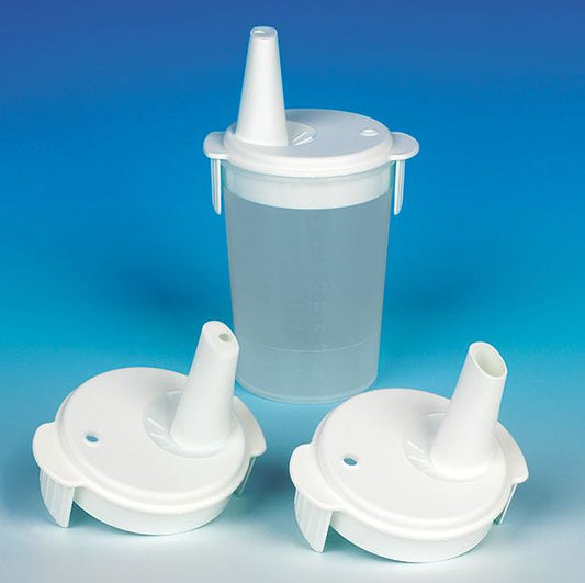 Blockland kitchen knick-cup lid, 8x12mm, for food containers, shown in a close-up image with the lid fitting a small kitchen cup.