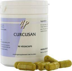 Holisan Curcusan ayurveda vegetarian capsules in a bottle, herbal supplement for wellness, natural herbal ingredients.