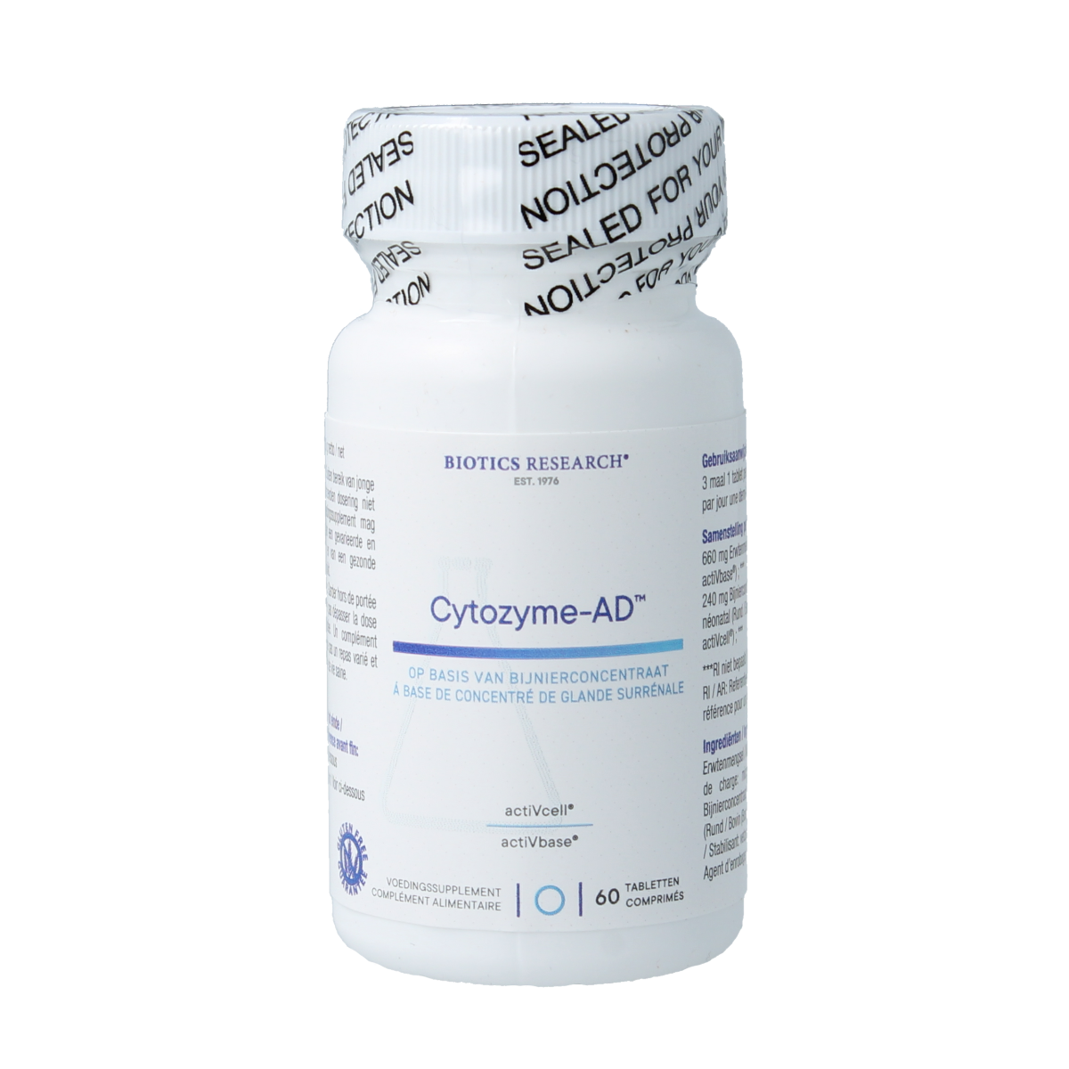 Biotics Cytozyme AD bijnier 60.00 Tabletten