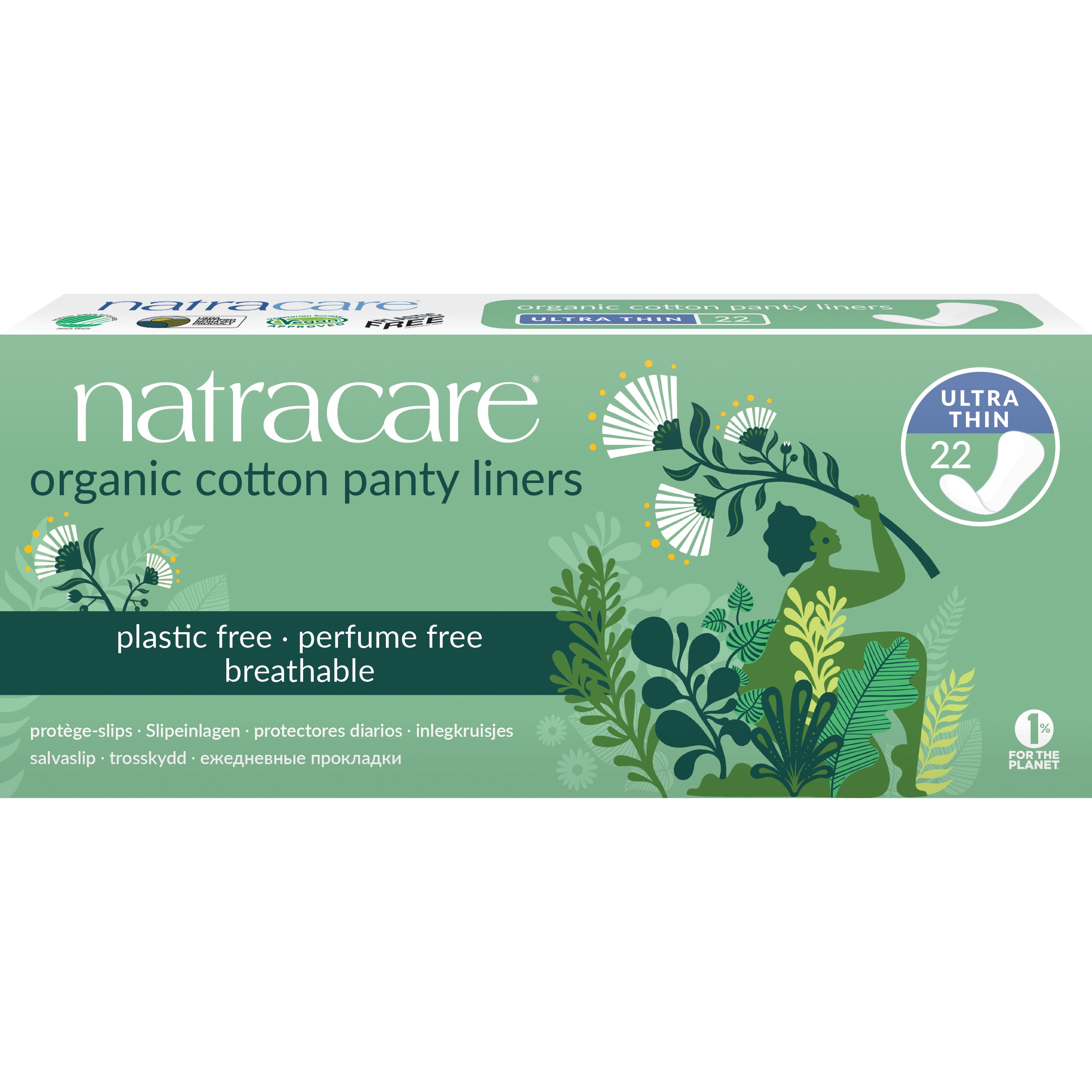Natracare Inlegkruisjes ultra dun 22.00 Stuks